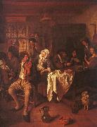 Jan Steen Inn with Violinist Card Players oil painting
